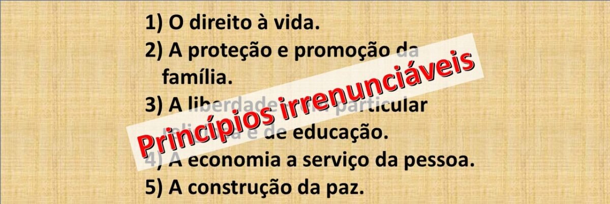 Princípios irrenunciáveis e política no Brasil